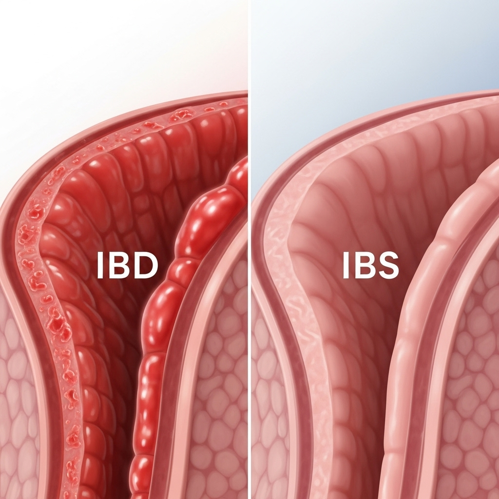 IBD a IBS: rozróżnianie nieswoistych zapaleń jelit od zespołu jelita drażliwego